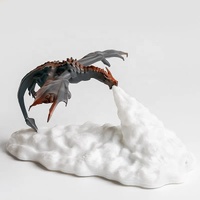 Red Fire Dragon 3D Printed LED Dragon Flame Night Light – Unique Decorative Lamp for Desk, Bedroom & Gift Ideas thumbnail