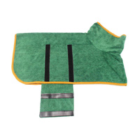 S Blue Pet Dog Quick-Dry Bathrobe - Absorbent Towel Robe for Medium and Large Dogs thumbnail