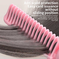 Purple Portable foldable cordless hair straightener with ionic technology, compact travel design, and quick and easy USB charging thumbnail