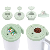 Off White 40oz Silicone Replacement Coffee and Pill Mug Lid - BPA-Free, Leak-Proof, Dishwasher Safe thumbnail