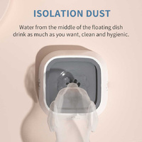 Blue Anti-Spill Floating Pet Water Bowl for Dogs and Cats - 1L Capacity, Splash-Proof and Anti-Wet Mouth Design thumbnail