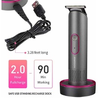 PRITECH PR-2888 Professional Hair Clipper Kit - USB Rechargeable, 600mAh Battery, IPX6 Waterproof Grooming Set thumbnail