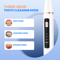 3-Speed Ultrasonic Electric Dental Cleaner with LED Light and Type-C Charging - Professional Plaque Remover Kit thumbnail