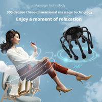 White Upgraded B model [5 modes + vibration + timing + red light]  Multifunctional Electric Head Massager with 14 Nodes- Scalp Stress Relief thumbnail