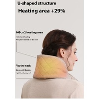 Beige Upgraded Electric Heated Scarf - 3-Level Adjustable Heating thumbnail