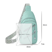 Waterproof Crossbody Sling Bag with Adjustable Strap - Purple thumbnail