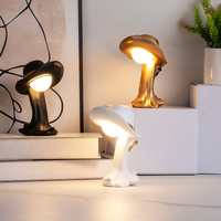 White Creative Cowboy Hat USB Table Lamp for Home and Office Decor thumbnail