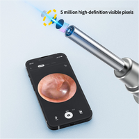 Black Smart Visual Ear Cleaning Stick with 1080P Camera and Rechargeable Battery thumbnail