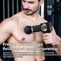 LC-007-Red Professional Massage Gun with LCD Display - Deep Tissue Muscle Massager thumbnail