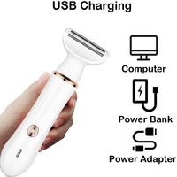 4-in-1 Electric Lady Shaver Kit - Rechargeable and Portable Grooming Solution thumbnail