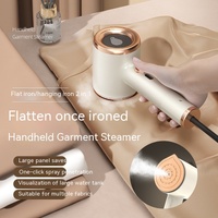 Off White Handheld Garment Steamer GT-01 - Compact Design with 33W Power thumbnail
