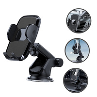 360° Adjustable Car Phone Holder - Dashboard and Air Vent Mount（S161+CF26） thumbnail