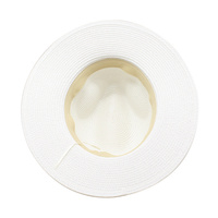 Black Women's Wide-Brim Straw Hat with Rhinestones - Elegant and Breathable Sun Hat for Summer Outdoors,M(56-58cm) thumbnail