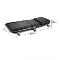 Heavy-Duty 36-Inch Mechanic Creeper - Multi-Functional Repair Board with Adjustable Height for Car Maintenance thumbnail