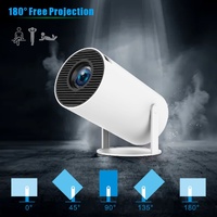 Portable 180 Degrees Adjustable Mini Projector - Full HD Home Theater thumbnail