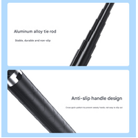 No Light 3-in-1 Bluetooth Selfie Stick with Tripod and Remote Control - Adjustable for Smartphones thumbnail