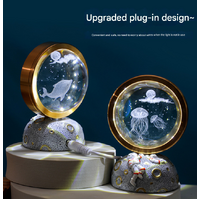 Basketball Galaxy Astronaut LED Night Light - Decorative Space-Themed Lamp with Starry Globe thumbnail
