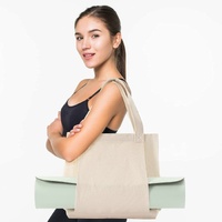 Apricot Yoga Mat Tote Bag - Multi-Purpose Gym Bag with Yoga Mat Holder thumbnail