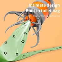 Hygienic Pet Waste Grabber – One-Click Hands-Free Poop Picker with Disposable Bags thumbnail