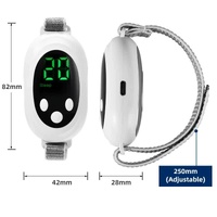 White EMS Sleep Aid Device with Pulse Stimulation - Portable Adjustable Sleep Support Bracelet thumbnail