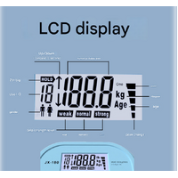 Black Electronic Hand Grip Strength Dynamometer - Digital Forearm Strength Tester with LCD Display thumbnail