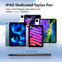 White Stylus Pen for iPad (2018 & Later) - Tilt Pressure, Magnetic Attachment, LED Battery Indicator, Type-C Rechargeable thumbnail
