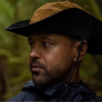 Black Outdoor Waterproof Wide-Brim Rain Hat - Heavy-Duty Rain Protection thumbnail