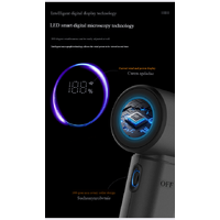 Grey Portable 2-in-1 Mini Handheld Fan and Hair Dryer thumbnail