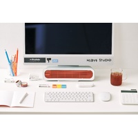 Blue Slim Desktop Rectangular Fan with Modern Design thumbnail