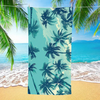 2 PCS Tree House Extra Large Microfiber Double-Sided Beach Towel, Quick-Drying and Portable thumbnail