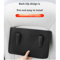 Beige Car Backseat Organizer - Compact and Convenient for Car Storage thumbnail