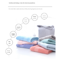 Purple Luxury 6-Piece 100% Cotton Towel Set - 2 Bath Towels, 2 Hand Towels, 2 Face Towels thumbnail