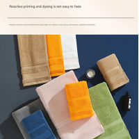 Blue Luxury 3-Piece 100% Cotton Towel Set - Bath, Hand & Face Towels thumbnail