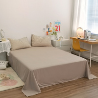 Yellow and Grey 4-Piece Cotton Bedding Set - Fits 1.5m/1.8m Beds (Duvet Cover 200x230cm, Bed Sheet 230x250cm) thumbnail