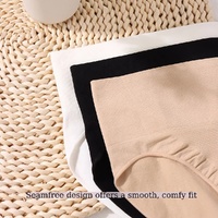 M Coffee 3-Pack High-Waist Microfiber Shaping Briefs - Seamless Full-Coverage Tummy Control Panties thumbnail