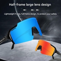 Purple Gradient Lens Lightweight UV400 Photochromic Cycling Glasses, Anti-Wind Protective Sunglasses for Outdoor Sports thumbnail