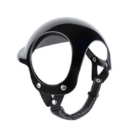 Size S Black Pet Safety Helmet – Stylish Protective Headgear for Dogs thumbnail