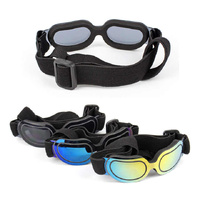 Silver Lenses Pet Sunglasses for Dogs and Cats - UV Protection, Adjustable Strap, Anti-Wind and Anti-Fog Pet Goggles thumbnail