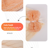 Blue Soft Coral Fleece Towel and Bath Towel Gift Set - 5-Piece Luxurious Absorbent Set thumbnail