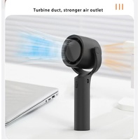 White Portable Neck Fan, Adjustable Speed & 230° Rotation, Rechargeable 4500mAh Battery, Quiet Operation with Type-C Charging - Summer Cooling Solutio thumbnail