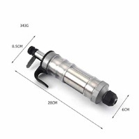 Pink Cream Piping Gun for Cookie Decorating - 6 Nozzle DIY Set for Baking and Cake Decoration thumbnail