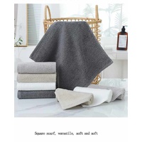 Grey Premium Cotton Towel Set - 6 Pieces, Soft & Absorbent Bath Towels for Adults thumbnail