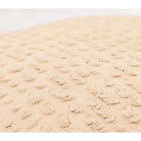 Milk Tea Yellow Modern Minimalist Velvet Pillow Covers - Tassel Accent Cushion Covers - 45x45cm (Set of 2) thumbnail