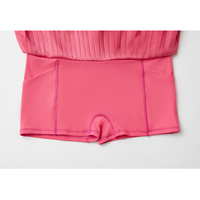 High waist Pink pleated skirt | built-in shorts to prevent exposure - suitable for yoga, badminton and golf  Size L thumbnail