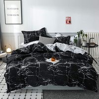 Smudge pattern Duvet Cover - 3 Piece Bedding Set (with Corner Ties)Quilt cover 230cm x 230cm, pillowcase 51 x 92cm thumbnail