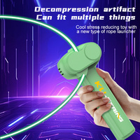 Dark blue 3-Meter Glow-in-the-Dark Rope Launcher Toy - Fun Stress Relief for All Ages thumbnail