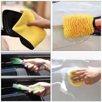 Car Cleaning Supplies - Complete Auto Detail Brush Set for Interior, Exterior, Wheels & Tires - Power Scrubber Drill Brush Kit Included thumbnail