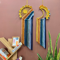 Colorful Tassel Dream Catcher - Bohemian Style Wall Decor (moon) thumbnail