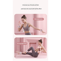 Pink Adjustable Weighted Leg & Wrist Sandbag Set – 1kg Each for Fitness, Running, and Dance Training thumbnail