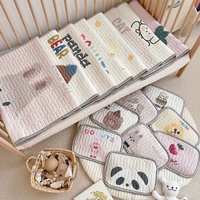 Cheese Pattern 2 Piece Set Kids Cooling Pad Set - 60x120cm Cartoon Latex Mattress Protector,  Pillow thumbnail